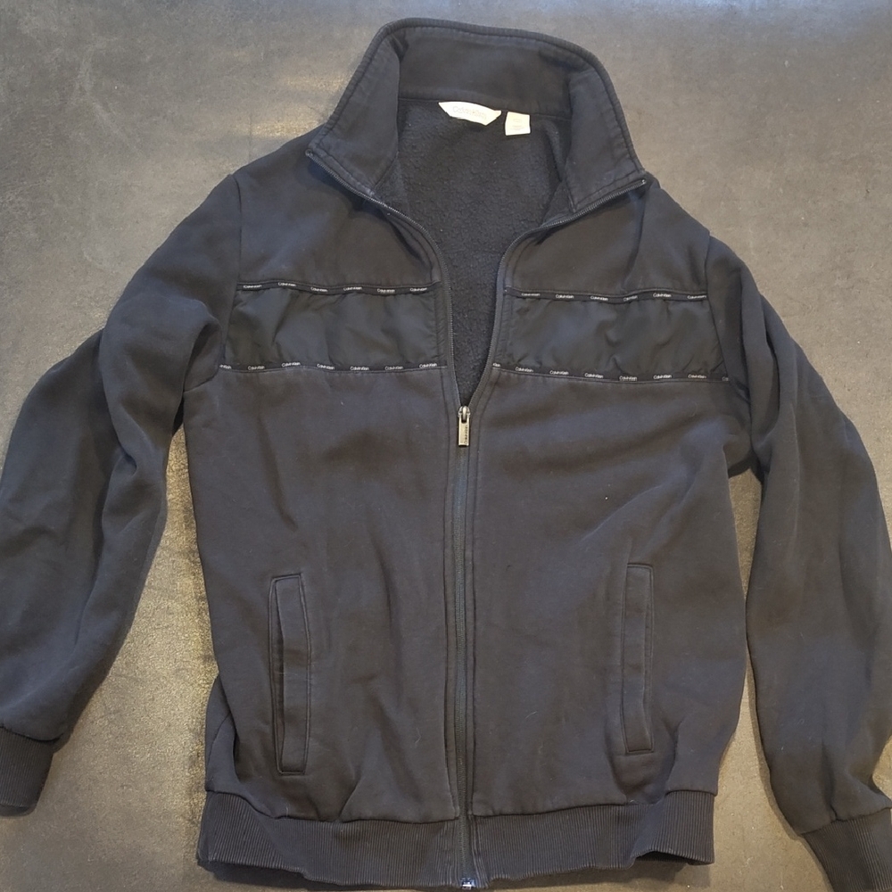 Calvin Klein Charcoal Fleece Jacket